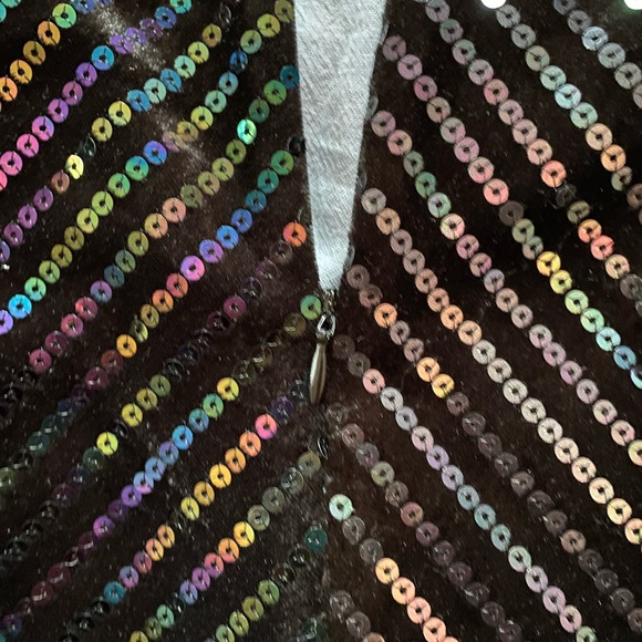 NWT Cosmopolitan Maya Long Sleeve Stretch Black Multi Minj Dress (Size XS) - Picture 6 of 6